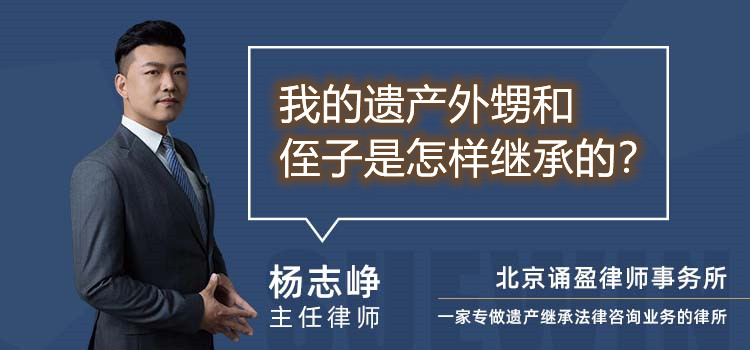  我的遗产外甥和侄子是怎样继承的