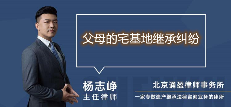 父母的宅基地继承纠纷