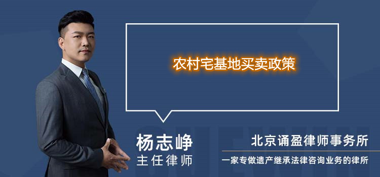 农村宅基地买卖政策